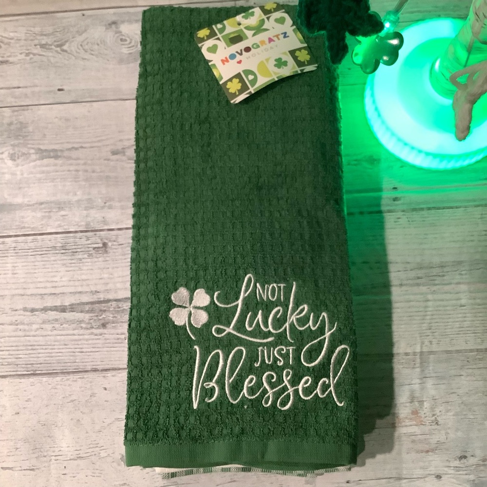 Novogratz 3pk Lucky & Blessed St. Patrick’s Day Kitchen Towel Set